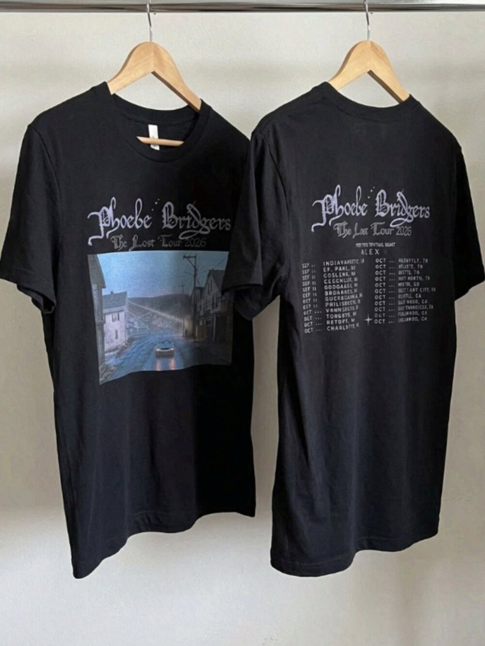 Phoebe Bridgers The Lost Tour 2026 T-Shirt Reprint